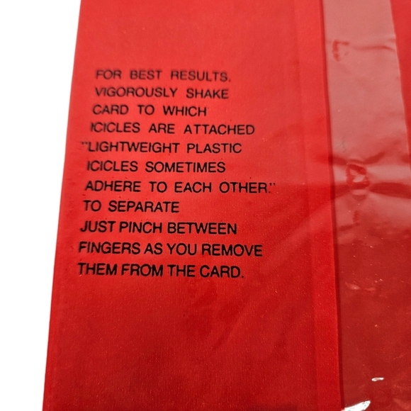 Vintage NWT Brite Star Icicle Silver Tinsel 18" 1000 Strands Set of 2 - Picture 5 of 6